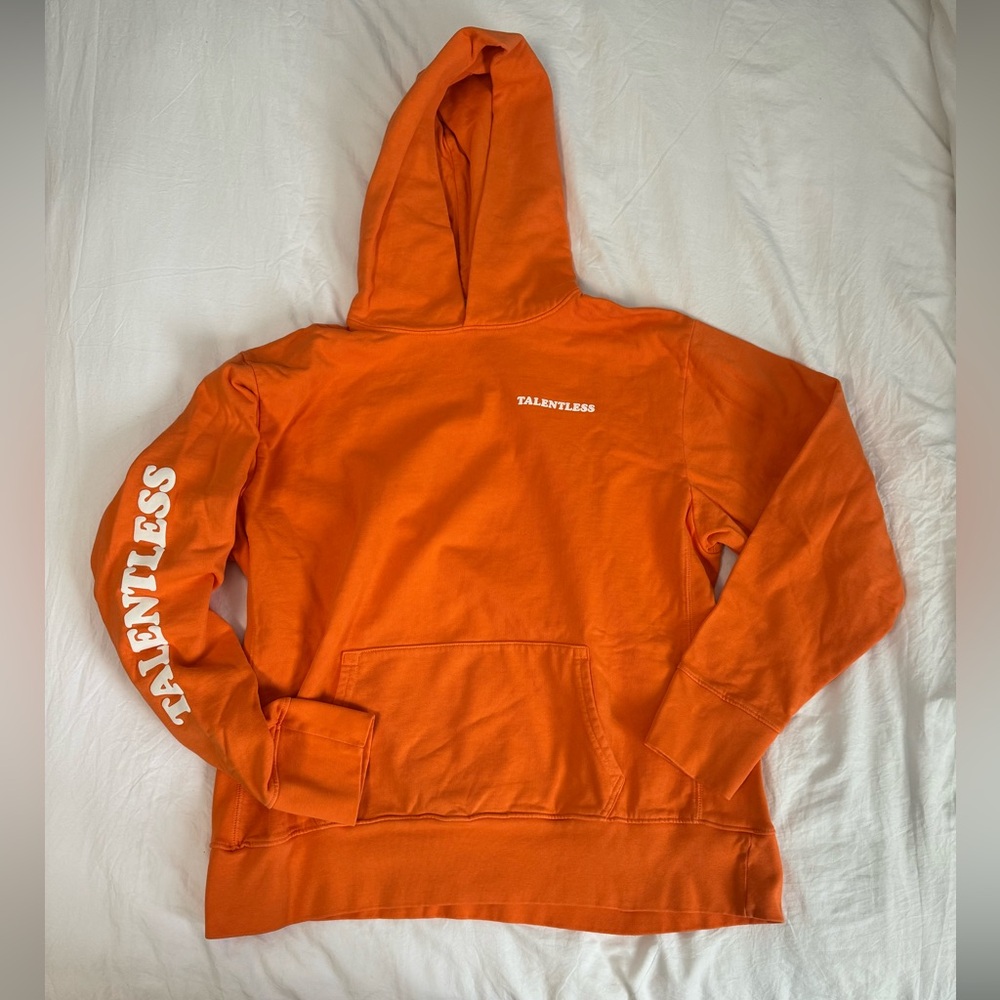 Orange Talentless sweat set, sweatpants - size M, sweatshirt - size L